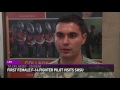 First ever female F-14 Tomcat pilot visits Sam Houston State University