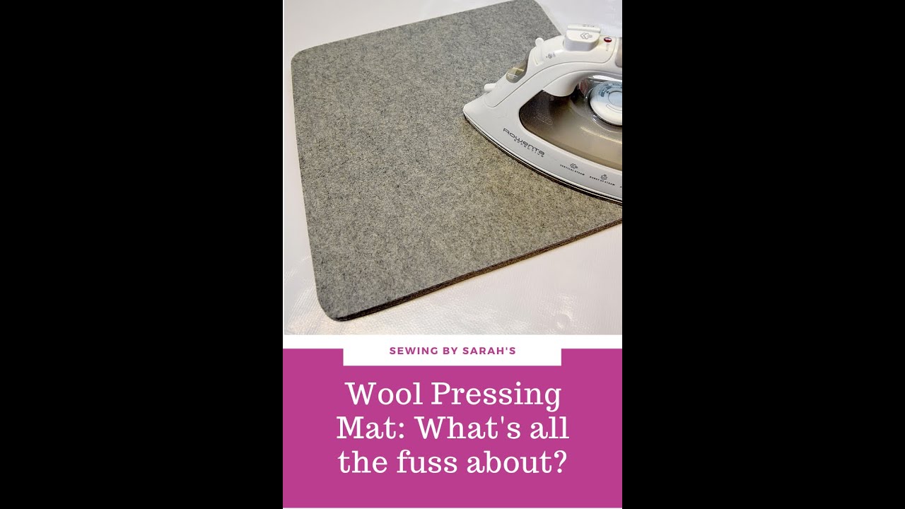 Wool Pressing Mats for Quilting video 