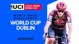 SHARP ACCELERATION TO WIN IT! π₯ | 2024 UCI Cyclocross World Cup Dublin Men's Highlights