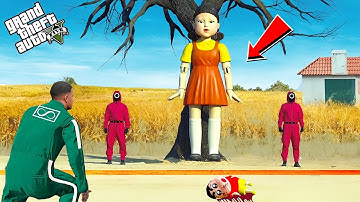 Franklin & Shinchan Join Squid Game Challenge In GTA 5!