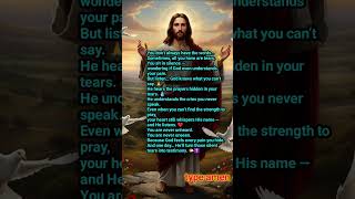 God Knows What You Can’t Say 🙏 | Christian Motivation | Faith in Silence #godsstrength