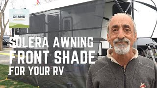 Ep. 195: Solera Awning Front Shade for Your RV | accessories gear DIY howto
