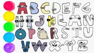 Alphabet Lore (A-Z...) - Coloring Pages Alphabet Lore DRAWING and COLORING Humanized Alphabet Lore