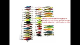 Compra do Kit 20 Isca Artificial Tucunaré Dourado Robalo De 5 A 10 Cm vale apena comprar.