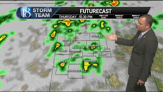 May 2, Thursday Midday Weather Forecast