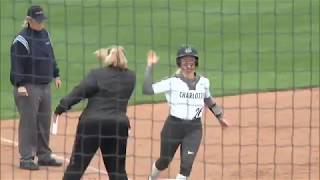 Charlotte 49ers Softball vs. FIU DH Game Highlights