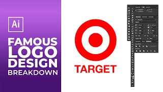 How To Design Target Logo Famous Logo Design Breakdown Adobe Illustrator Tutorial