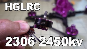 HGLRC Flame 2306 2450kv Motor Overview ⚙️