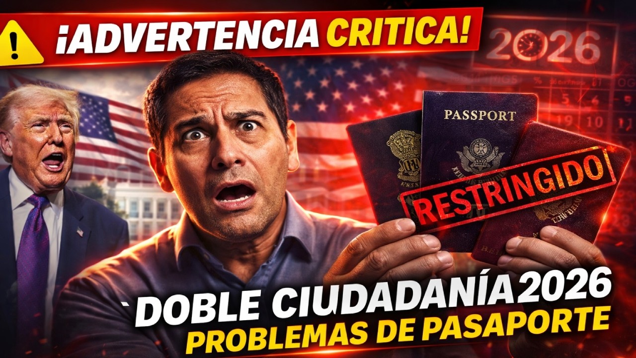 ⚠️ Advertencia CRÍTICA: Doble ciudadanía y cambio federal 2026 | Próximos problemas de pasaporte