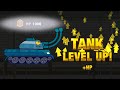 Tank Heroes Cobra X8 Tank Max Level Up Gameplay