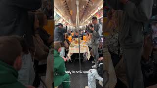 Dining On A Subway? Only In New York