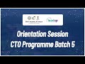 CTO Program Orientation | Batch 5 Kick-off | EICTA, IIT Kanpur