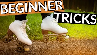 Roller Skating Tricks for Beginners- Two Foot Jump, Bunny Hop and a Spread