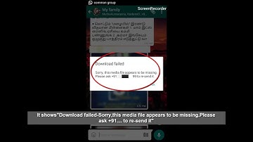 Fix Download failed Sorry this media file appears to be missing Error in Whatsapp