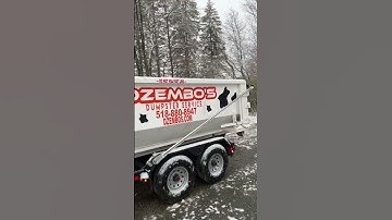Dumpster tip for winter #dumpsters #sidehustle #dumptrailer