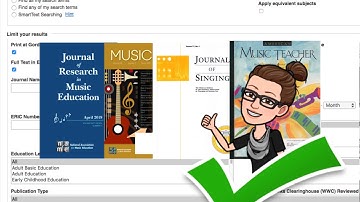 Searching Library Databases (Grad Music Ed)