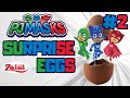ASMR PJ Masks Chocolate Surprise Eggs Unboxing — 9 Eggs (No Talking)