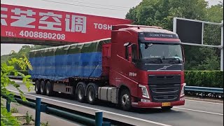 【中国卡车】Chinese Truck in Wuhan(Mercedes,Volvo,Scania,Dongfeng,FAW)06.04.2023