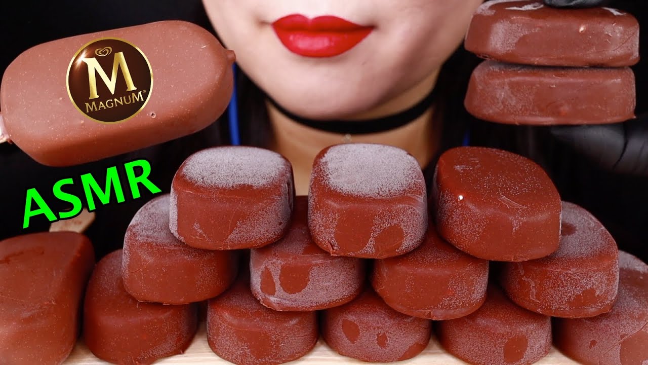 SUB)초콜릿 아이스크림 매그넘 아이스크림 티코 ASMR /Chocolate Magnum Ice Cream & Chocolate Ice Cream (EATING SOUND)