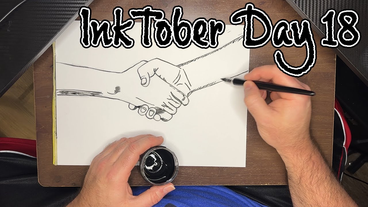 Shaking Hands, Can't We All Just Get Along! InkTober Day 18 Prompt ...