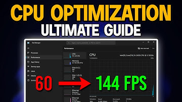 How To OPTIMIZE Your CPU Processor For Gaming in 2024 - BOOST FPS & Fix High CPU Usage!