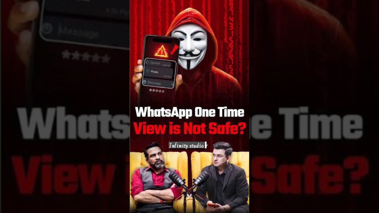 🤔 WhatsApp One' Time View Not Safe ? || Digital Crime Exposed|| Dark Web Reality|| 