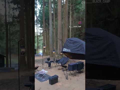 【次回予告動画】森の中で宙に浮くテントで一泊。 #blackcamp #camping #ブラックキャンプ #camp#exod #camping #キャンプ
