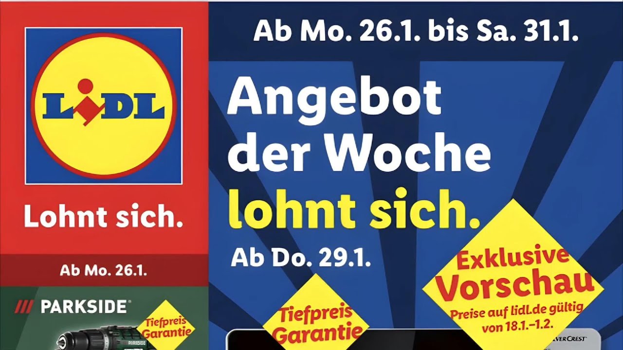 LİDL Werbung Prospekt  Gültig von 26.01.2026