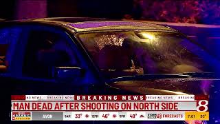 Man killed in drive by shooting on Indy's north side at Ditch Road, Emily Drive