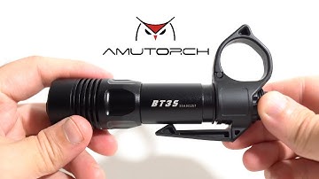 AMUTORCH BT35 - Smallest 18650 LEP Laser Flashlight - 1371m range