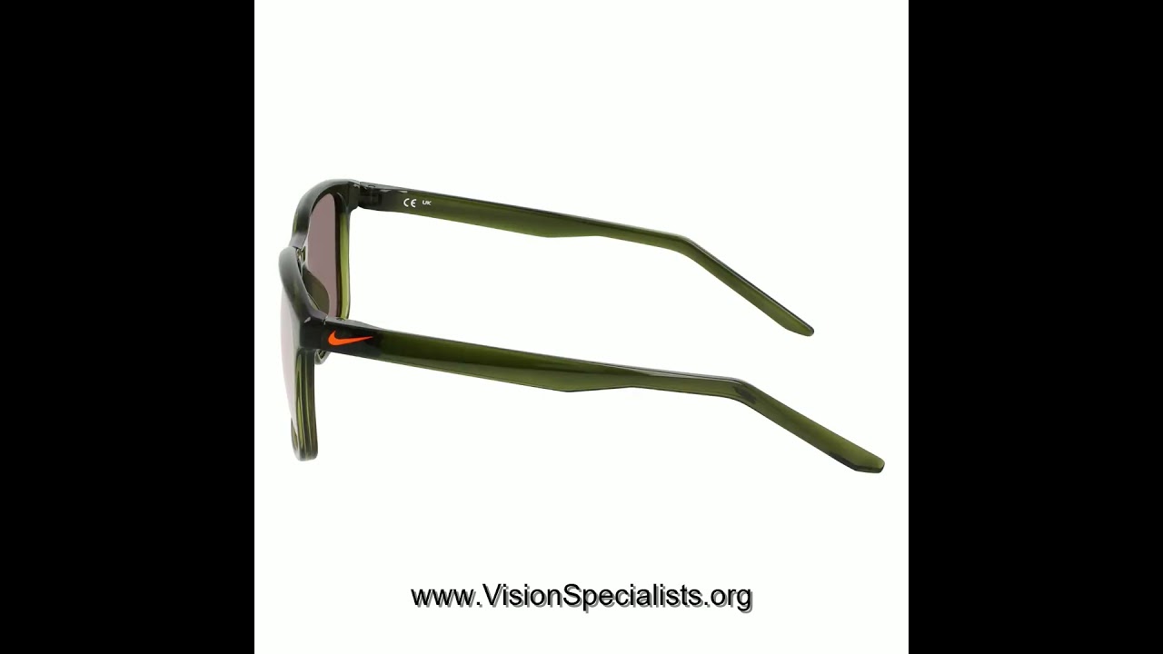 Nike RaveP FD1849 011 Sunglasses Black Polarized Silver 