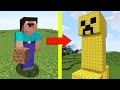 НУБ ПРОТИВ КРИПЕР ИЗ ЛАКИ БЛОКОВ В МАЙНКРАФТ ! ТРОЛЛИНГ НУБА  В MINECRAFT ! Мультик