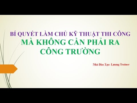Video Kinh Nghiệm Thi Công - Thi Công Cốp pha cột, dầm đúng... - youtube