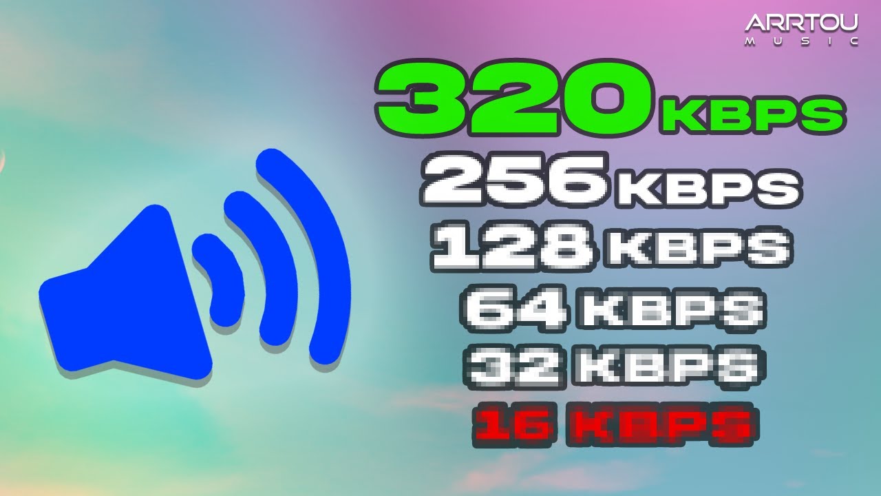 16 Vs 32 vs 64 vs 128 vs 256 VS 320 Kbps COMPARISON - YouTube
