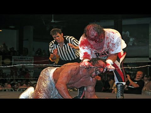 Sabu Vs Terry Funk  Barbed Wire Match For The ECW Championship - ECW Born To Be Wired 1997 HQ