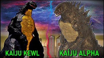 Kaiju Alpha vs Kaiju Kewl Godzilla 2014 Comparison | Roblox 2K