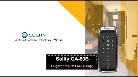 Solity GA-60B Rim lock
