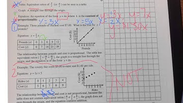 Proportional Relationships Introduction