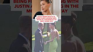 Hailey Bieber Reacts to Viral Wedding Photos With Justin