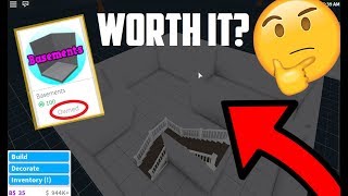 Is Bloxburg BASEMENT Gamepass worth it? | Roblox