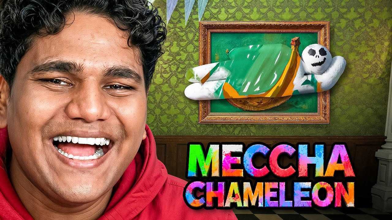 Hide and Seek But With Paint | Meccha Chameleon