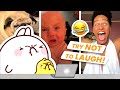 Best friends takes the try not to laugh challenge  if you laugh you lose 