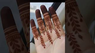 Finger mehandi disign for girls✨ #homepage #mehndidesign #mehndi #henna #ytshorts #explorepage #new
