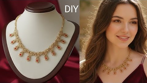 Beaded Necklace Making | Beaded jewelry Making Tutorials | Beads Jewellery Making