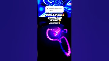 Saim Signature Design #shorts | Calligraphy by Noman