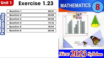 Exercise 1.23 | Class 8 | New Syllabus 2023@educationuptoclass12