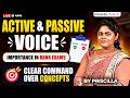 ACTIVE &amp; PASSIVE VOICE IMPORTANCE IN BANK EXAMS... | CLEAR COMMAND OVER CONCEPTS | BY PRISCILLA