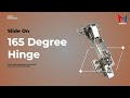165 Degree slide on hinge | Soft close | Furniture hardware | Source factory