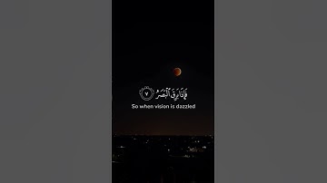 فإذا برق البصر وخسف القمر 🌒 تلاوة خاشعة بصوت القارئ أحمد النفيس #islamicpost #تلاوة