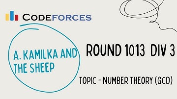 A. Kamilka and the Sheep | Codeforces Round 1014 (Div. 2) | Video Solution